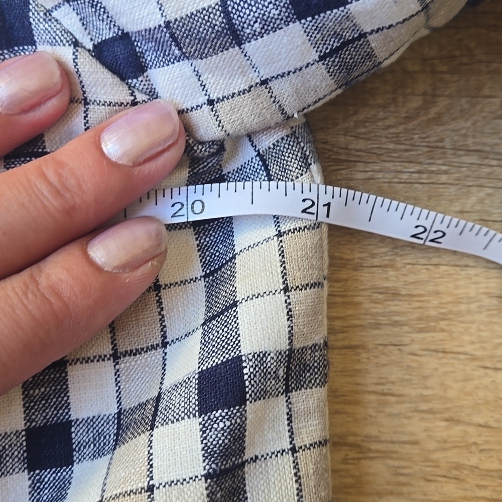 Requirements Linen Blend Plaid Blazer - Picture 5 of 10